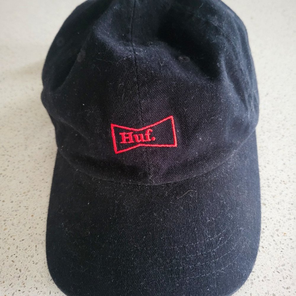 Black Huf Drink Up 6 Panel Cap